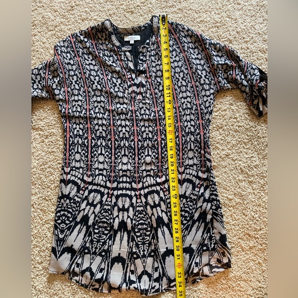 Umgee unique print dress with tie sleeves, fully lined, size small - Picture 13 of 13